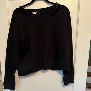 Distressed Style Sweatshirt